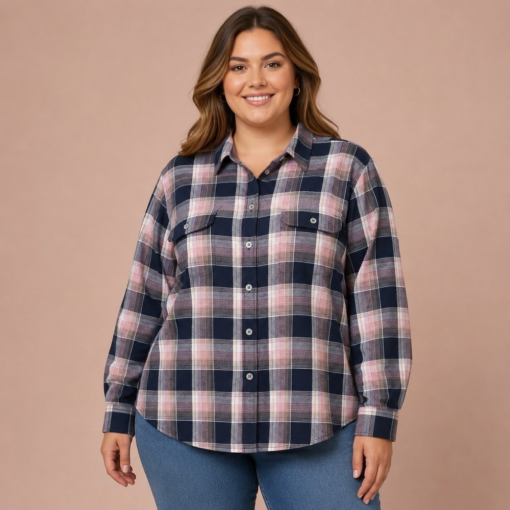 Ridgecut Toughwear Plaid Shirt Women's XL Lumberjack Chic Utility Y2K Grunge